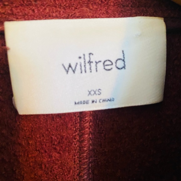 Wilfred Aritzia Brick Red Double-Breasted Trench Coat - Picture 2 of 5